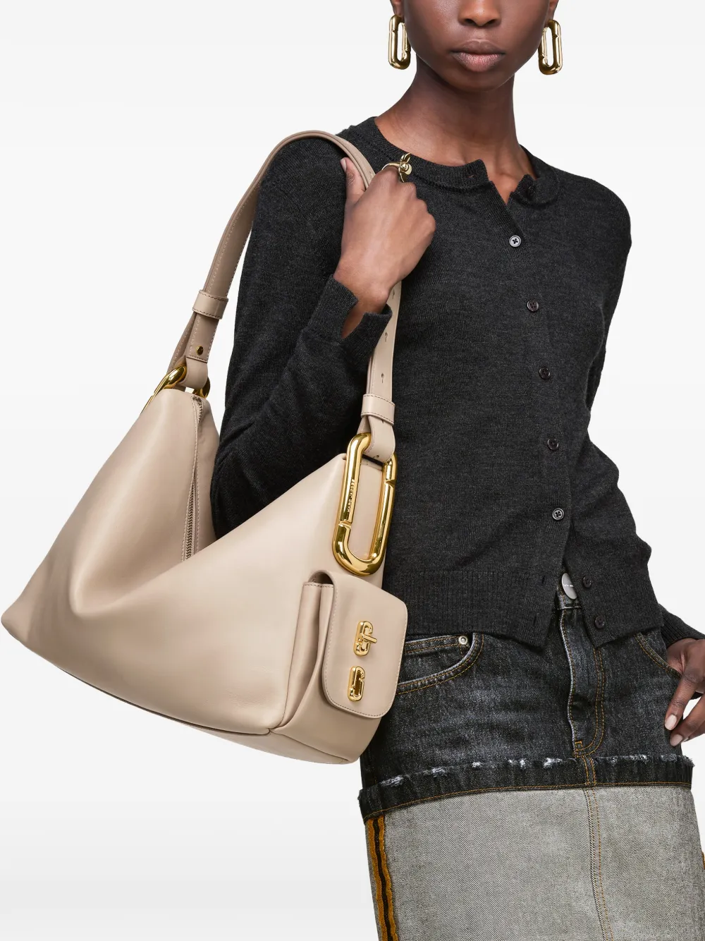 Marc Jacobs Grote Scene schoudertas Beige