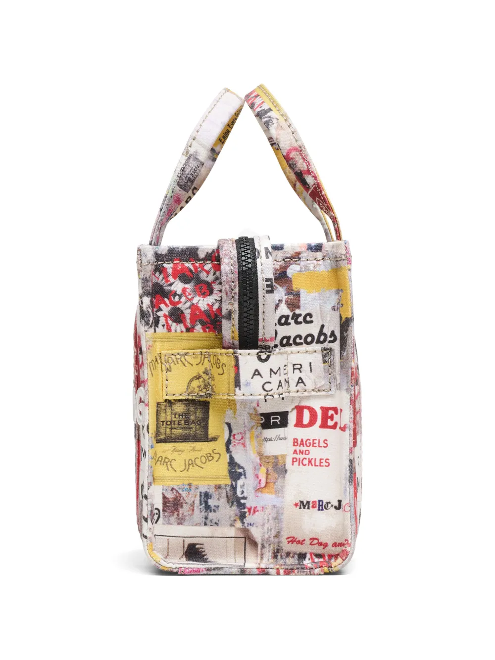 Marc Jacobs Kleine The Pop Americana canvas shopper Wit