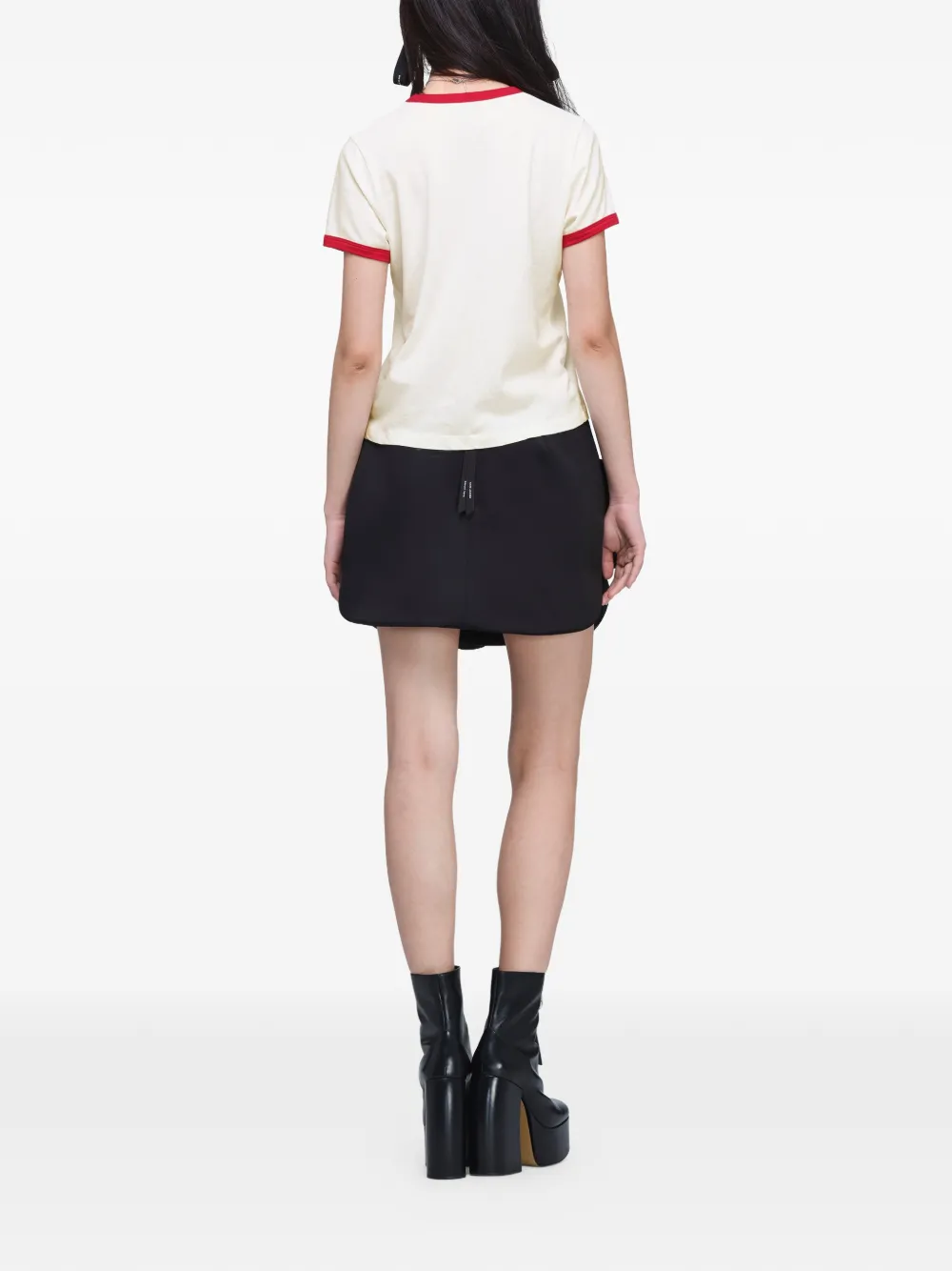 Marc Jacobs T-shirt met logoprint Beige