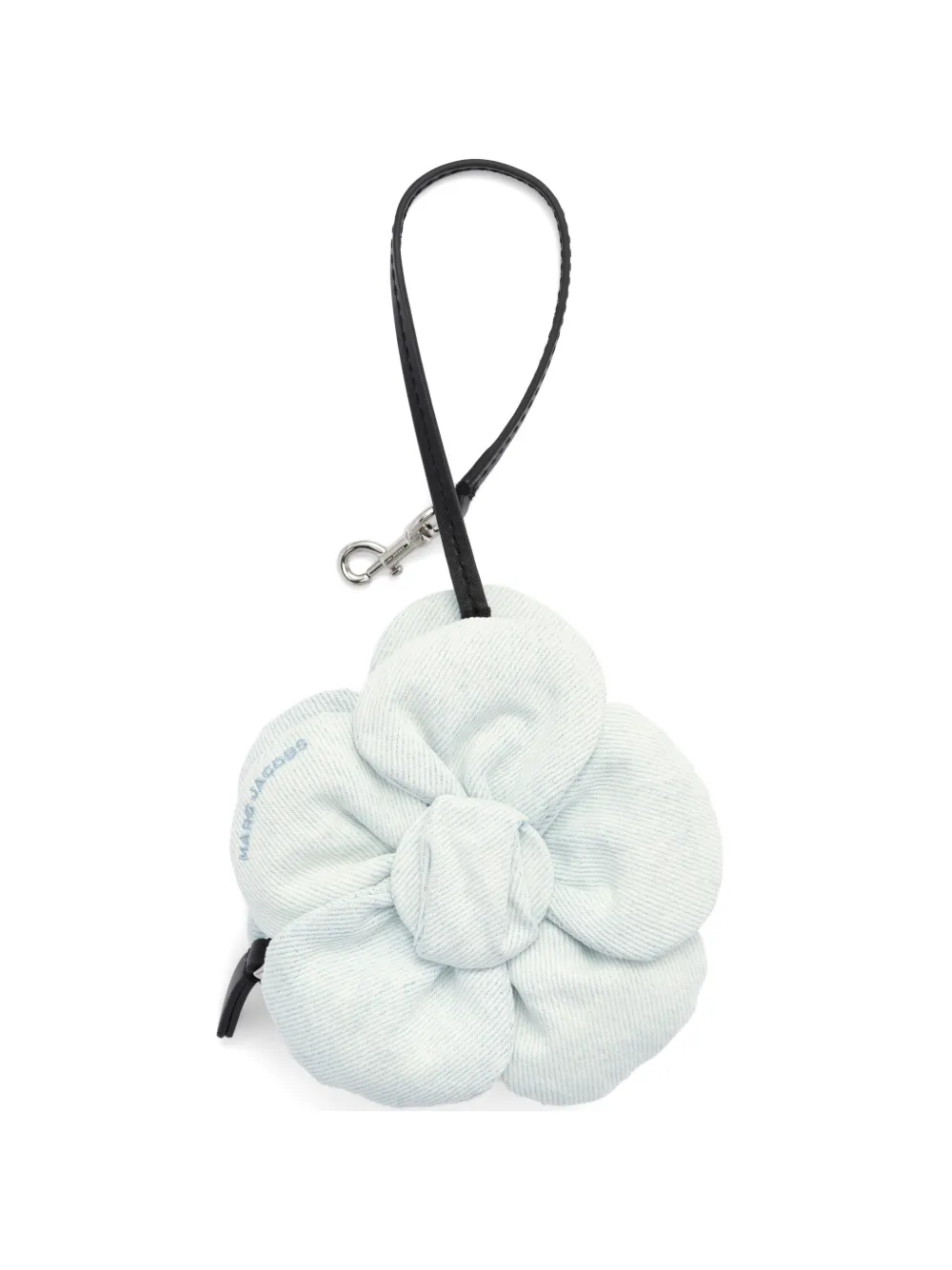 Marc Jacobs denim-pouch bag charm - Blu