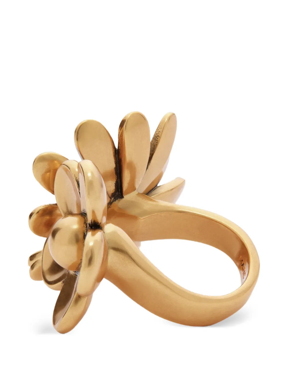  Marc Jacobs Anillo Daisy Wild - Dorado 