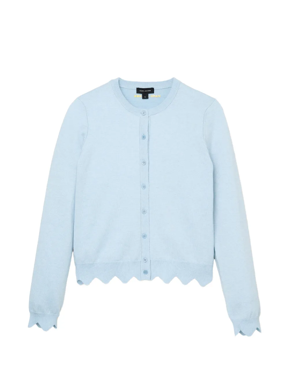 Marc Jacobs scallop-trim cardigan - Blue