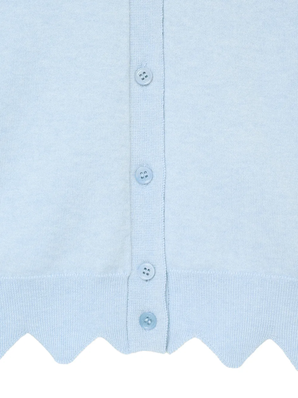 Marc Jacobs Vest met gewelfde afwerking Blauw