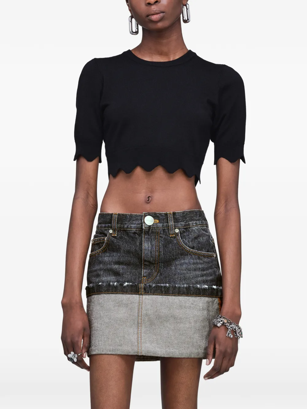 Marc Jacobs Cropped top Zwart