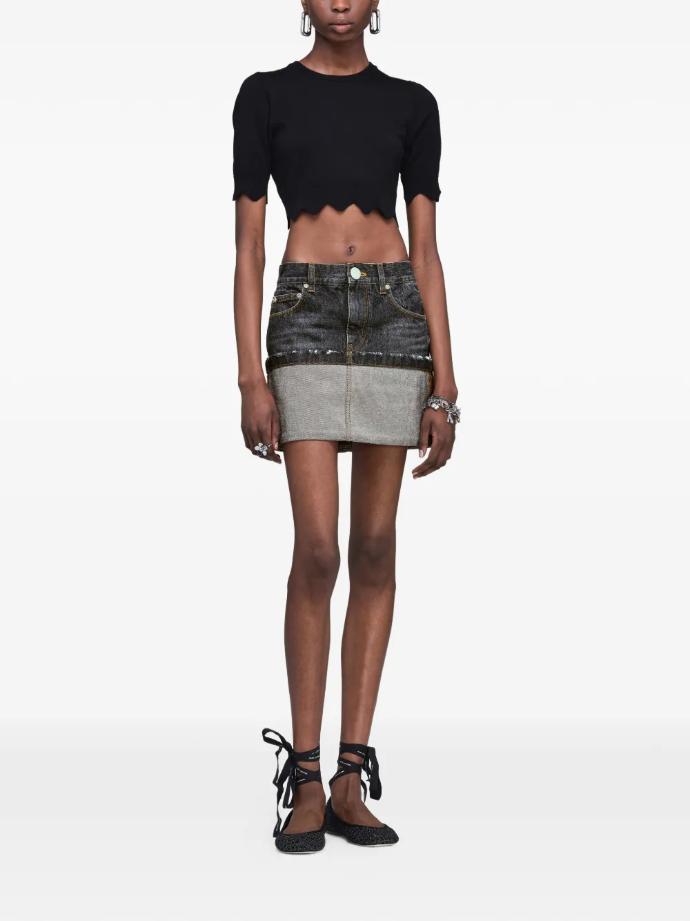 Marc Jacobs Cropped top Zwart