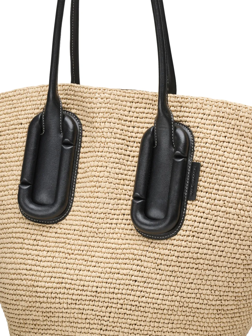 Marc Jacobs Babe geweven shopper Beige
