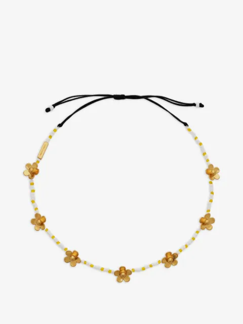 Marc Jacobs Daisy beaded necklace