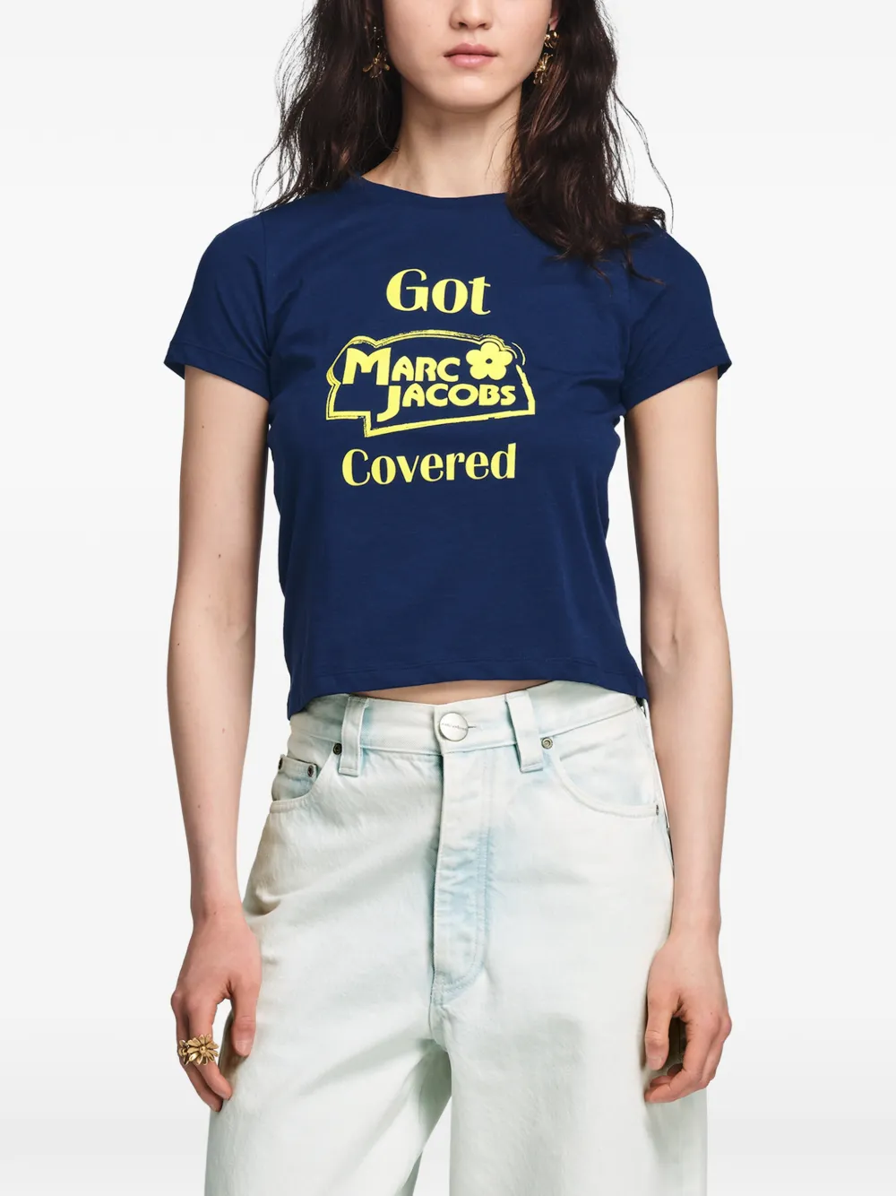 Marc Jacobs T-shirt met logoprint Blauw