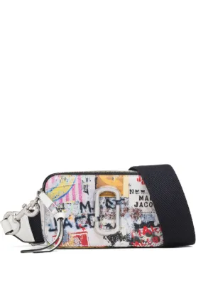 Marc Jacobs The Future Floral Snapshot Crossbody Bag | White