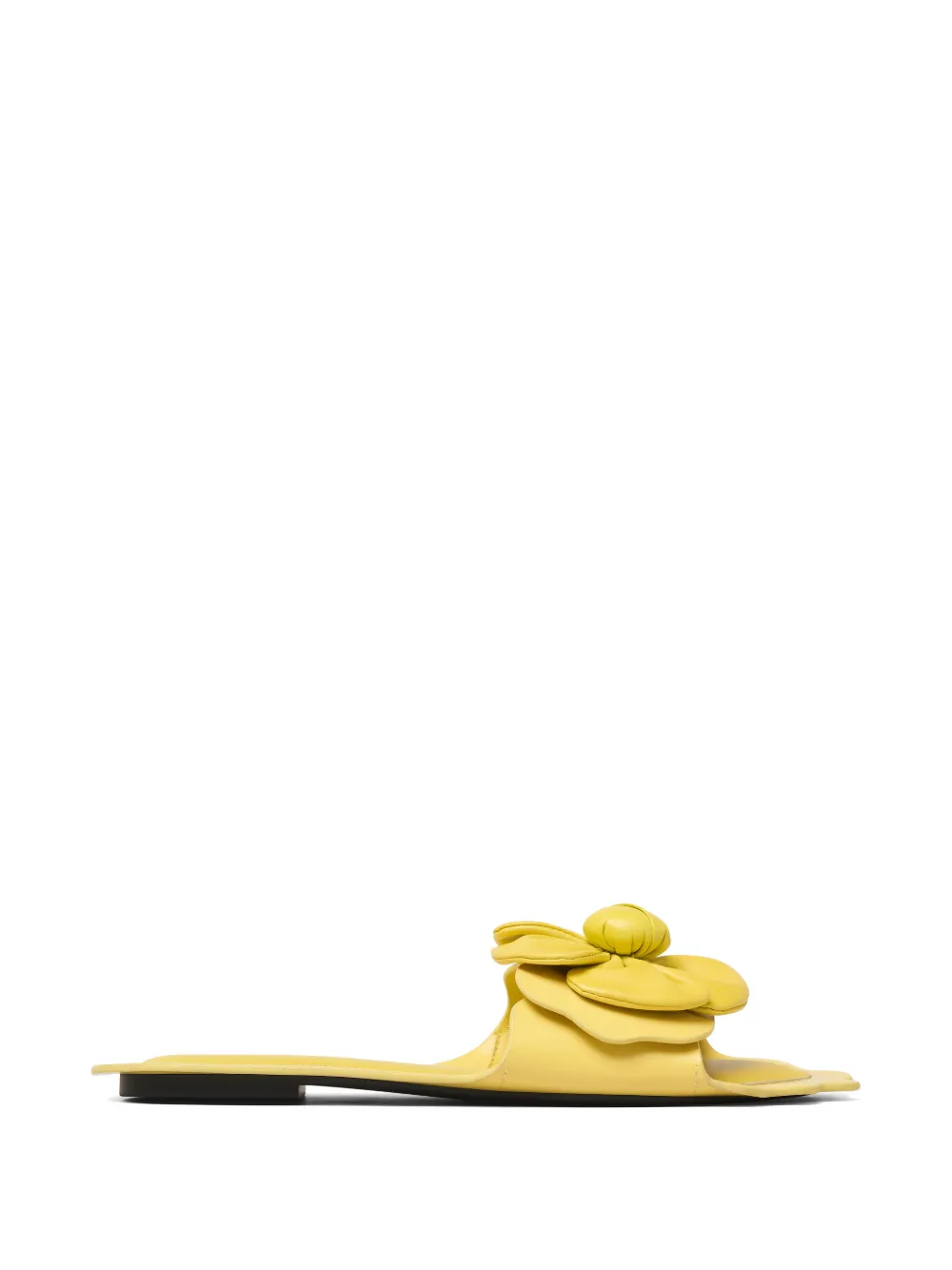 Marc Jacobs slip-on leather sandals - Yellow