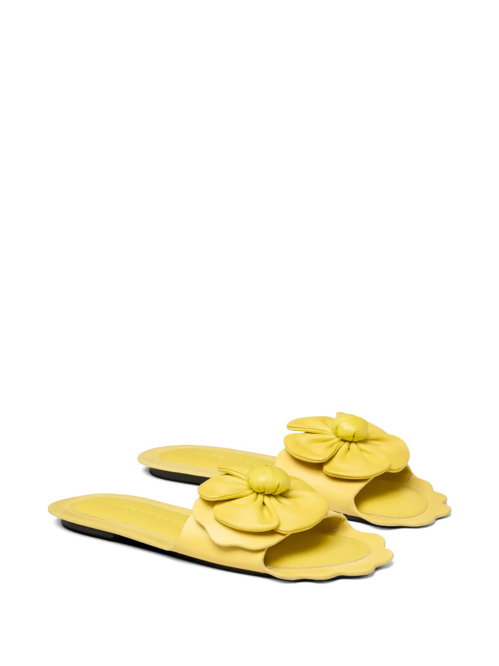 Marc Jacobs slip-on leather sandals Geel