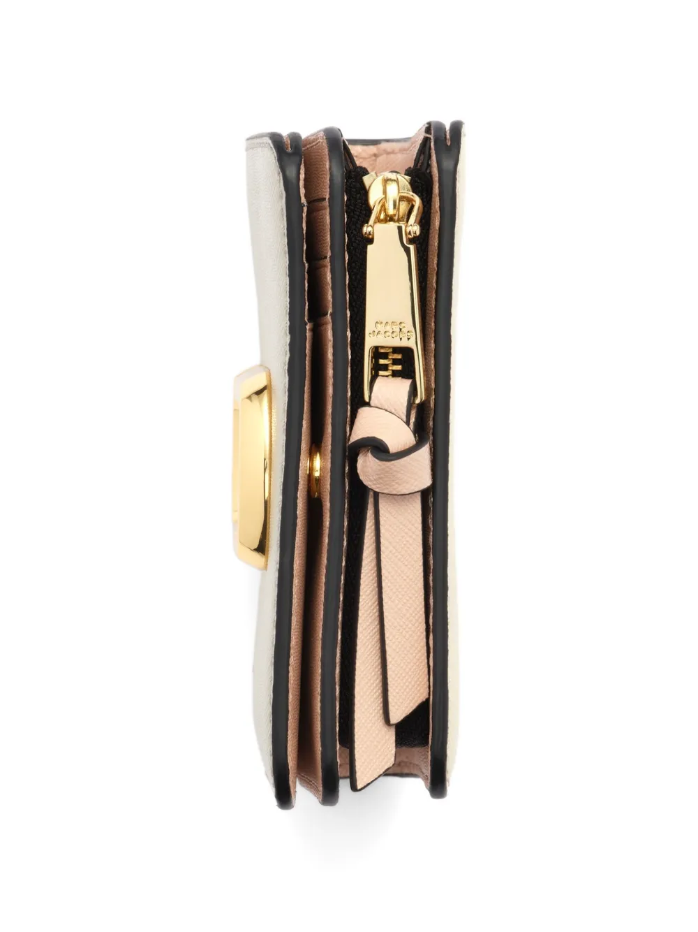 Marc Jacobs The Snapshot portemonnee met logoplakkaat Beige