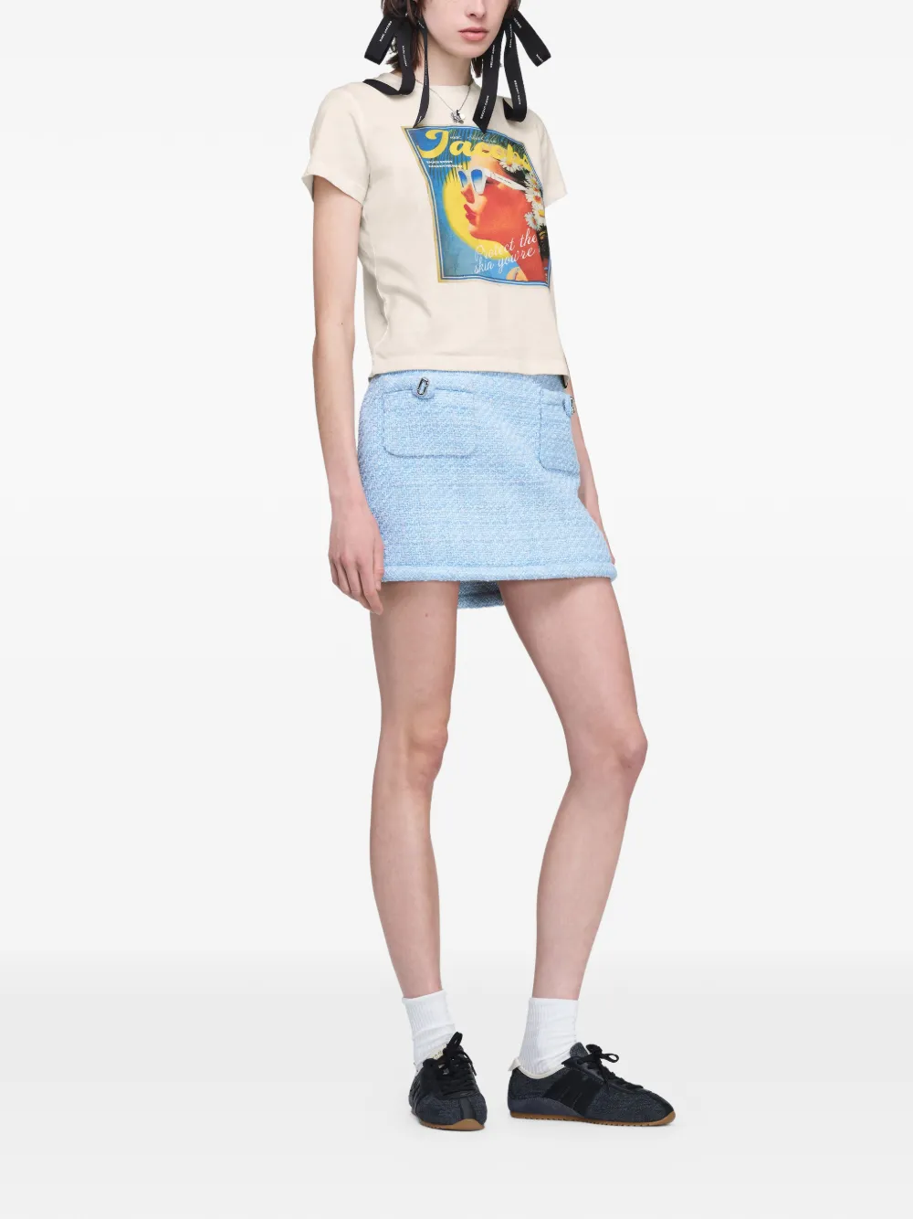 Marc Jacobs T-shirt met print Beige