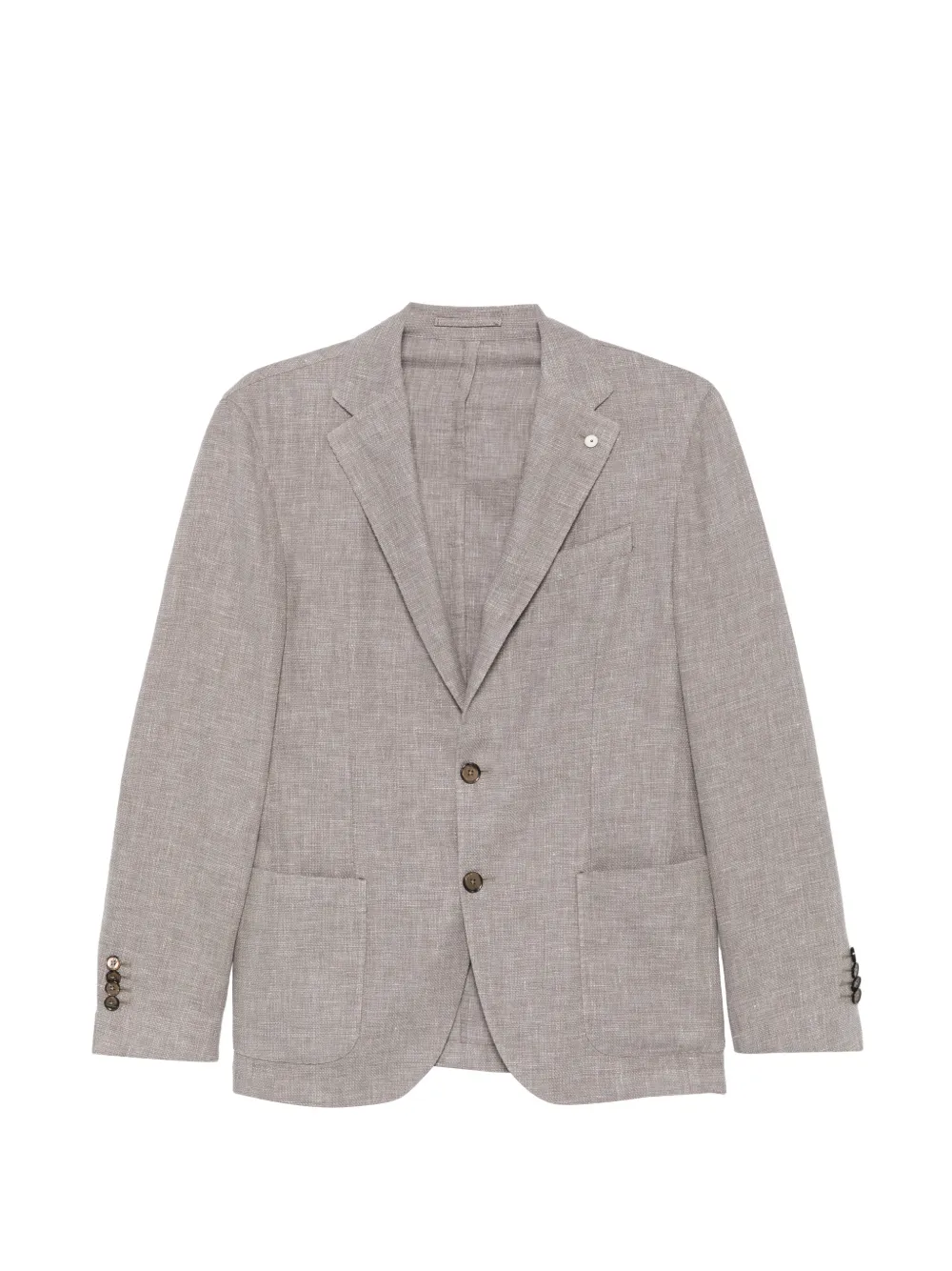 L.B.M. 1911 button front blazer - Grey