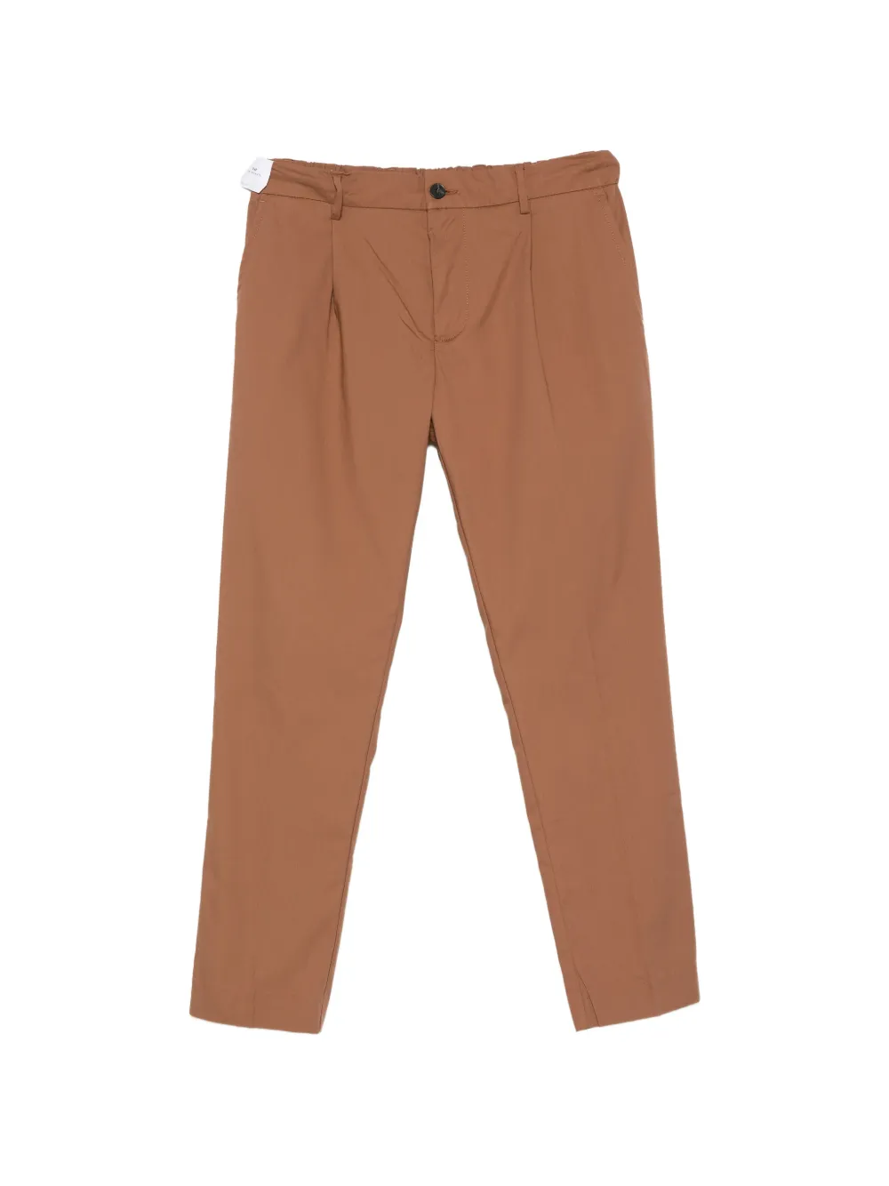 Entre Amis Reno Slim-fit Trousers In Brown