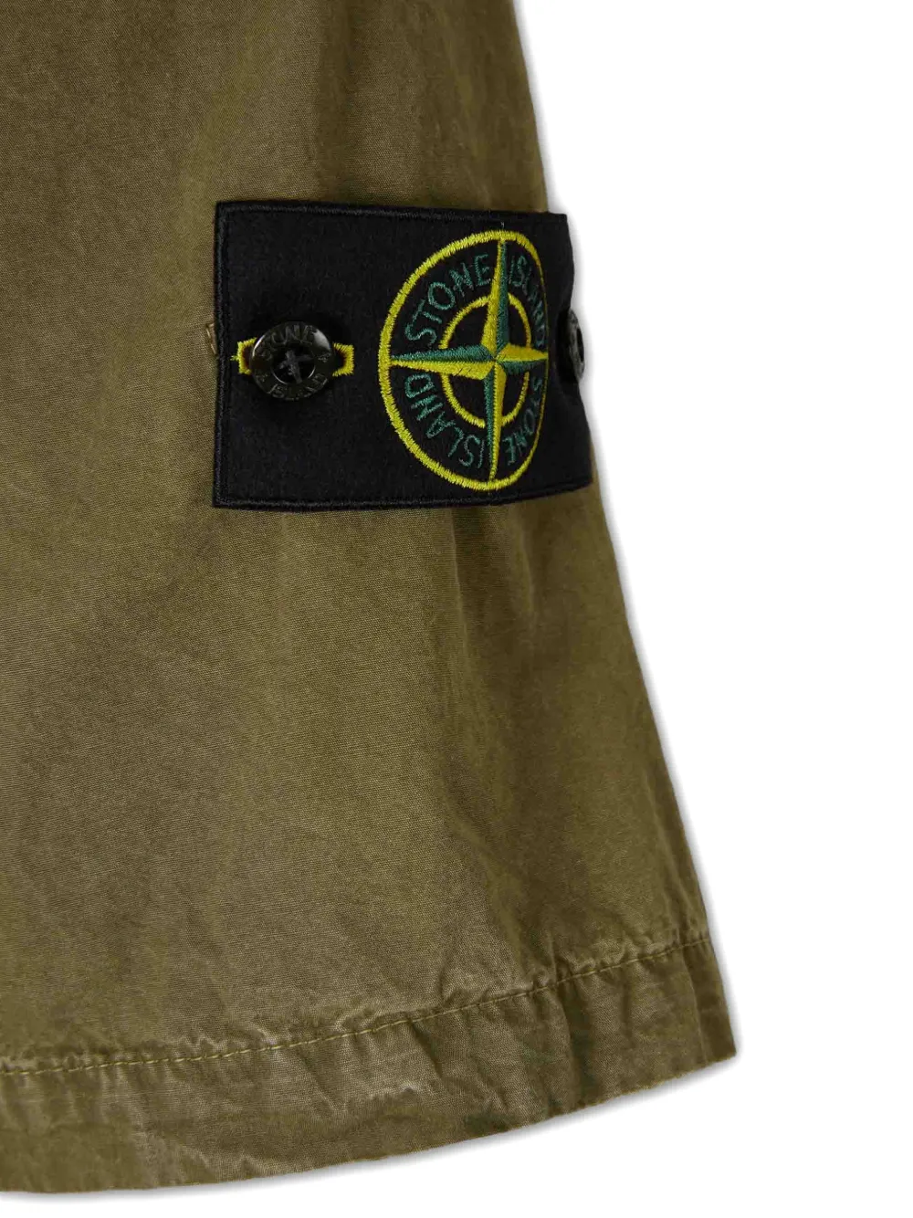 Stone Island Overhemd met borstzak Groen