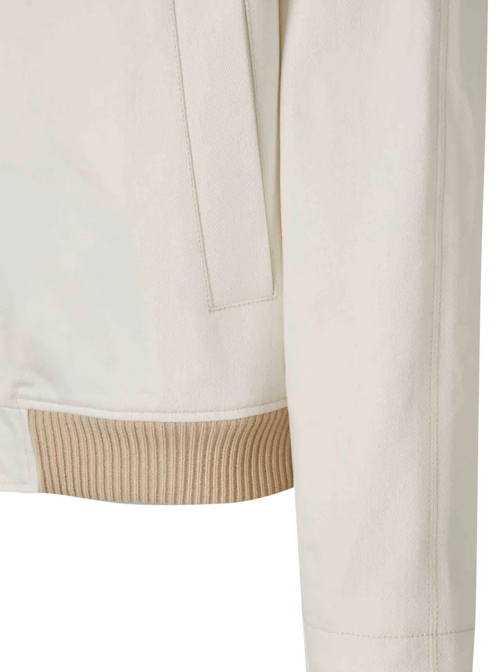 Wales Bonner Study Denim Jacket in Neutrals, view 4