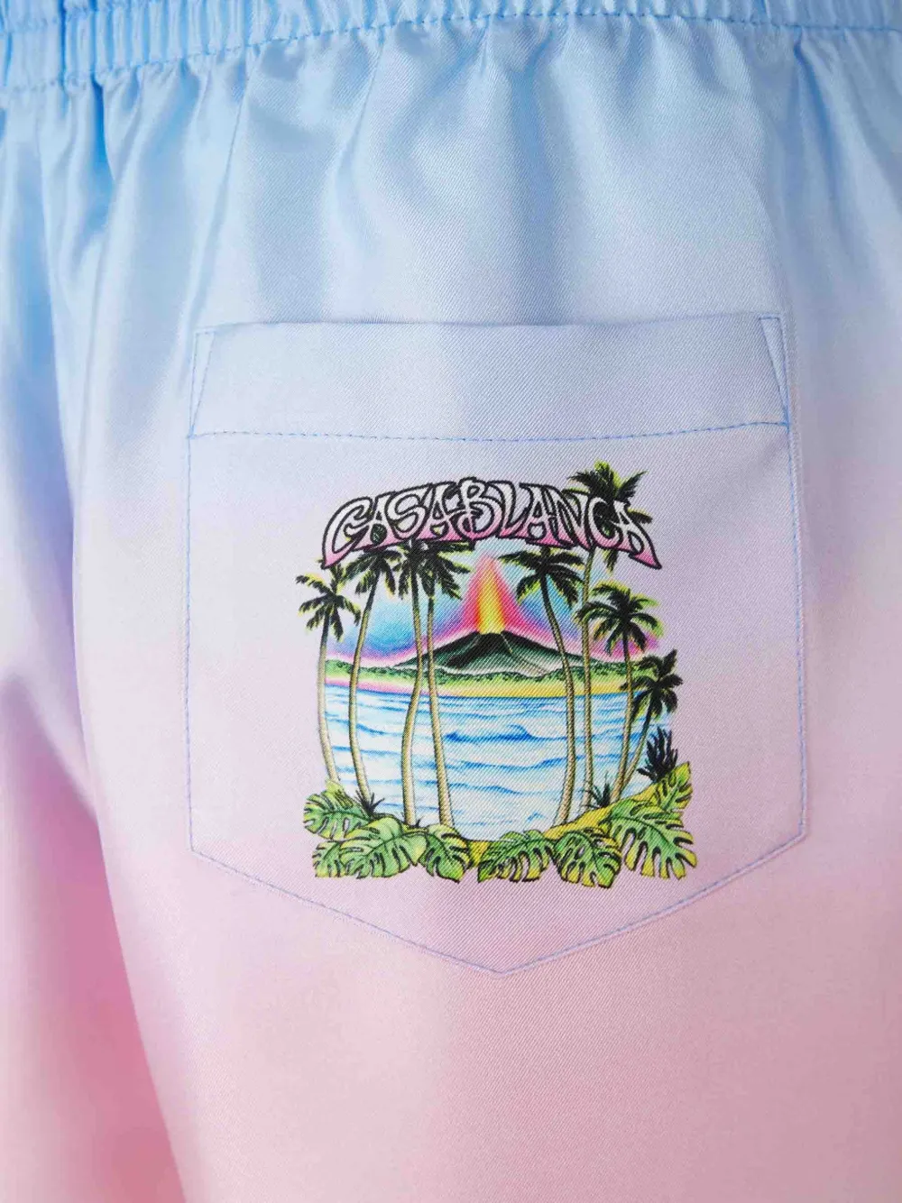 Casablanca Shorts met trekkoord Blauw