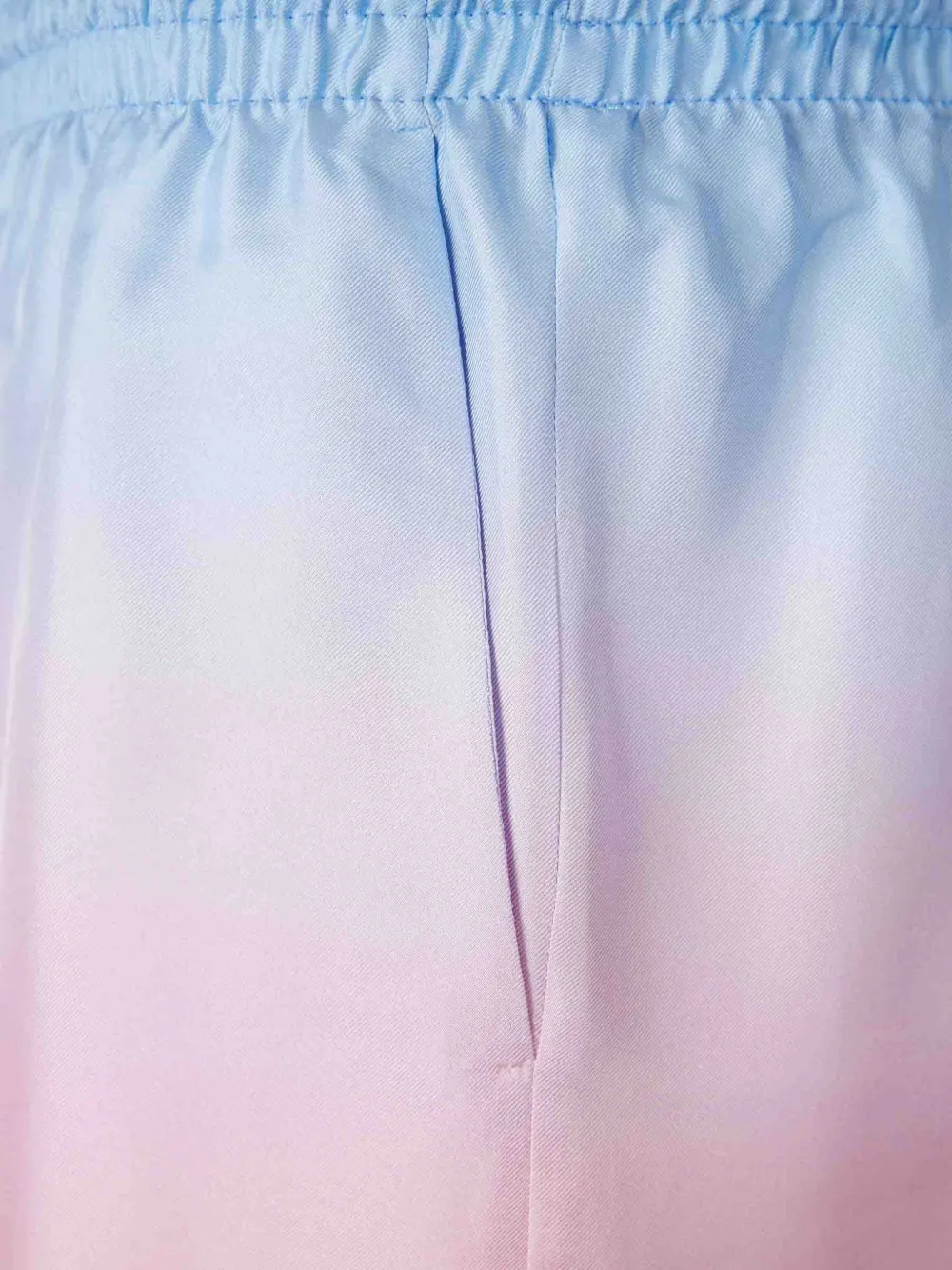  Casablanca Gradient Print Drawstring Shorts - Blue 