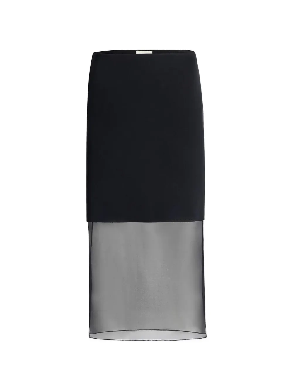 KHAITE Sybil midi skirt - Nero