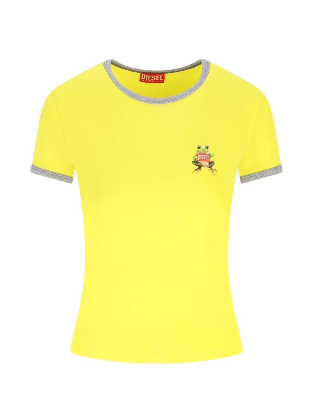 Diesel crew-neck graphic T-shirt - Giallo