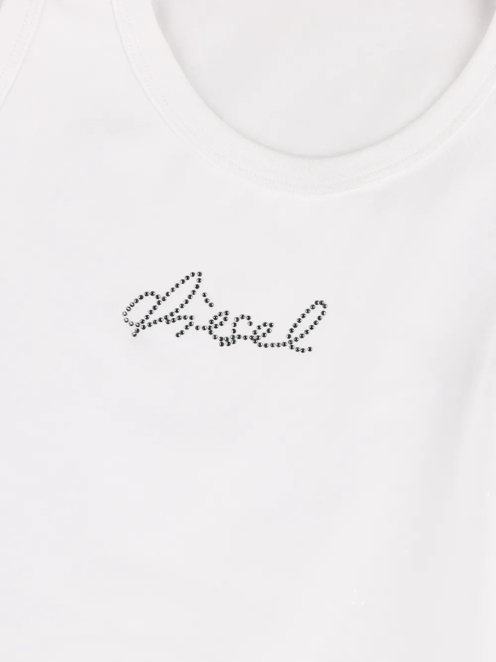 crystal-embellishment tank top