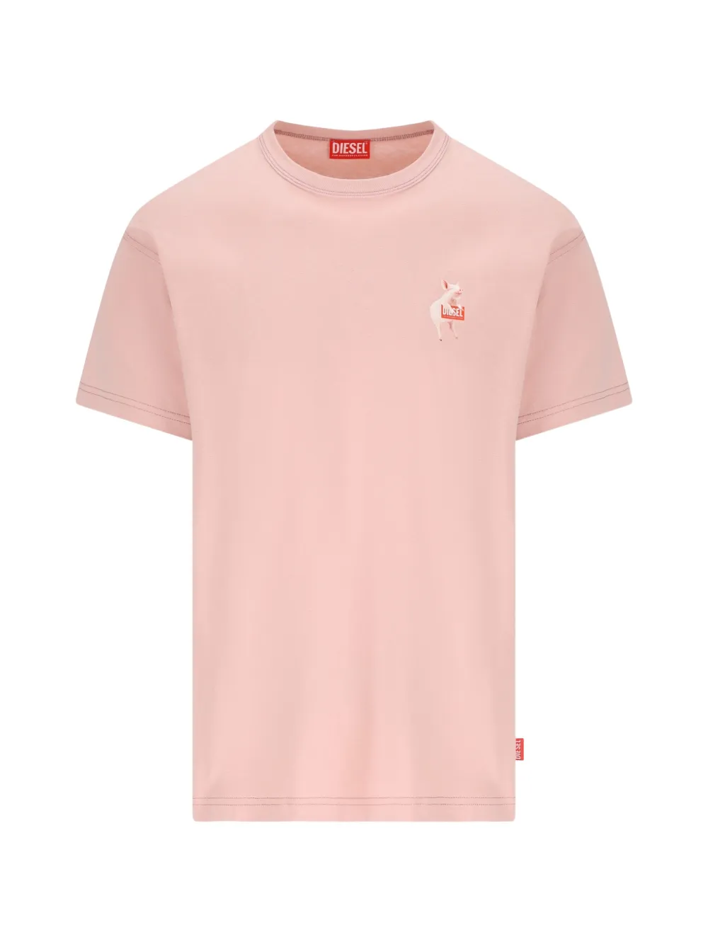 Diesel graphic crew-neck T-shirt - Rosa