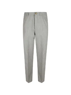 Brunello Cucinelli ダブルタックパンツ | グレー | FARFETCH JP