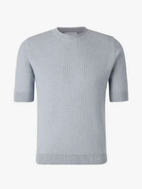 Lardini ribbed-knit T-shirt