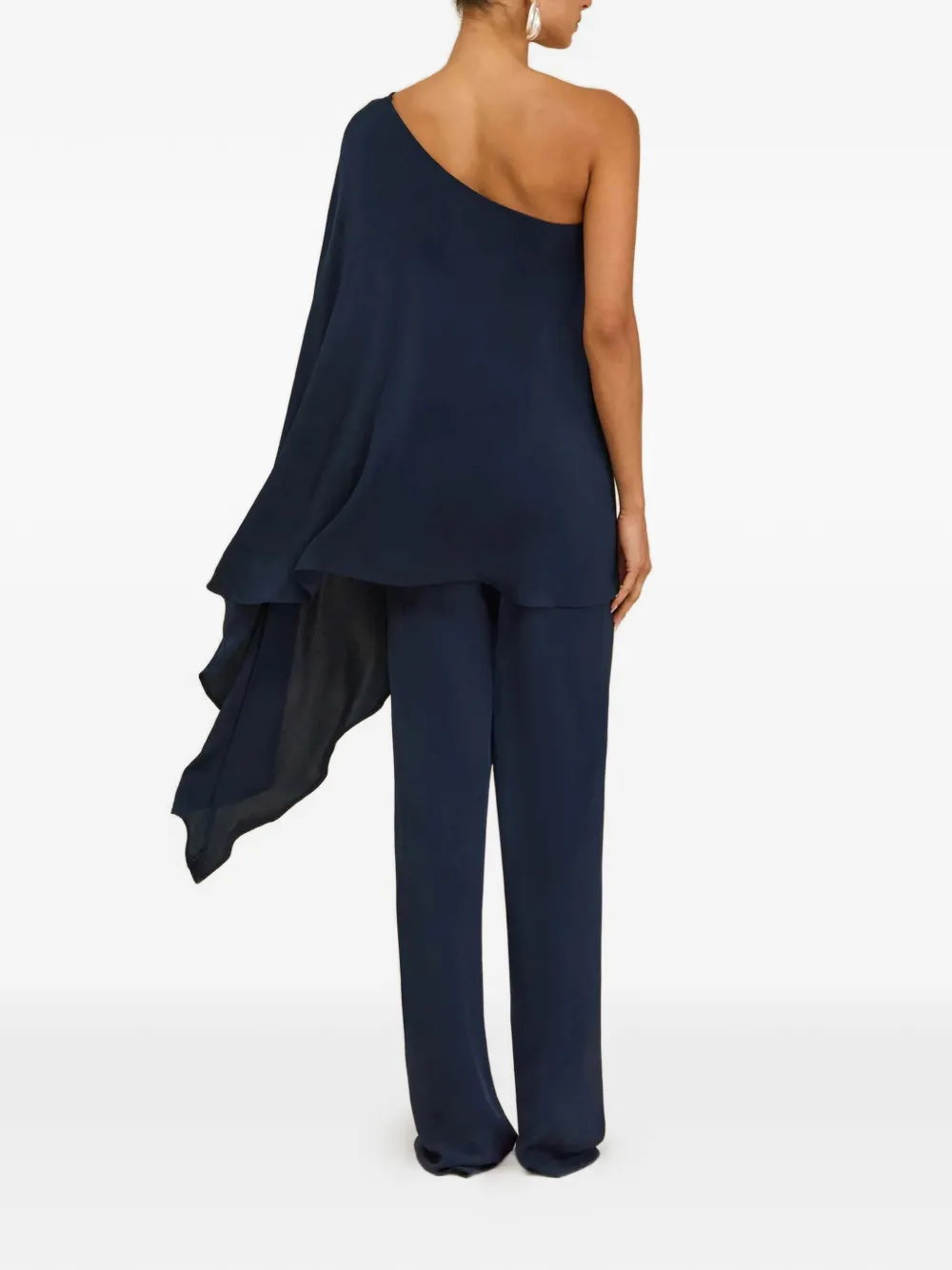 Cult Gaia Tajisha asymmetrische top Blauw