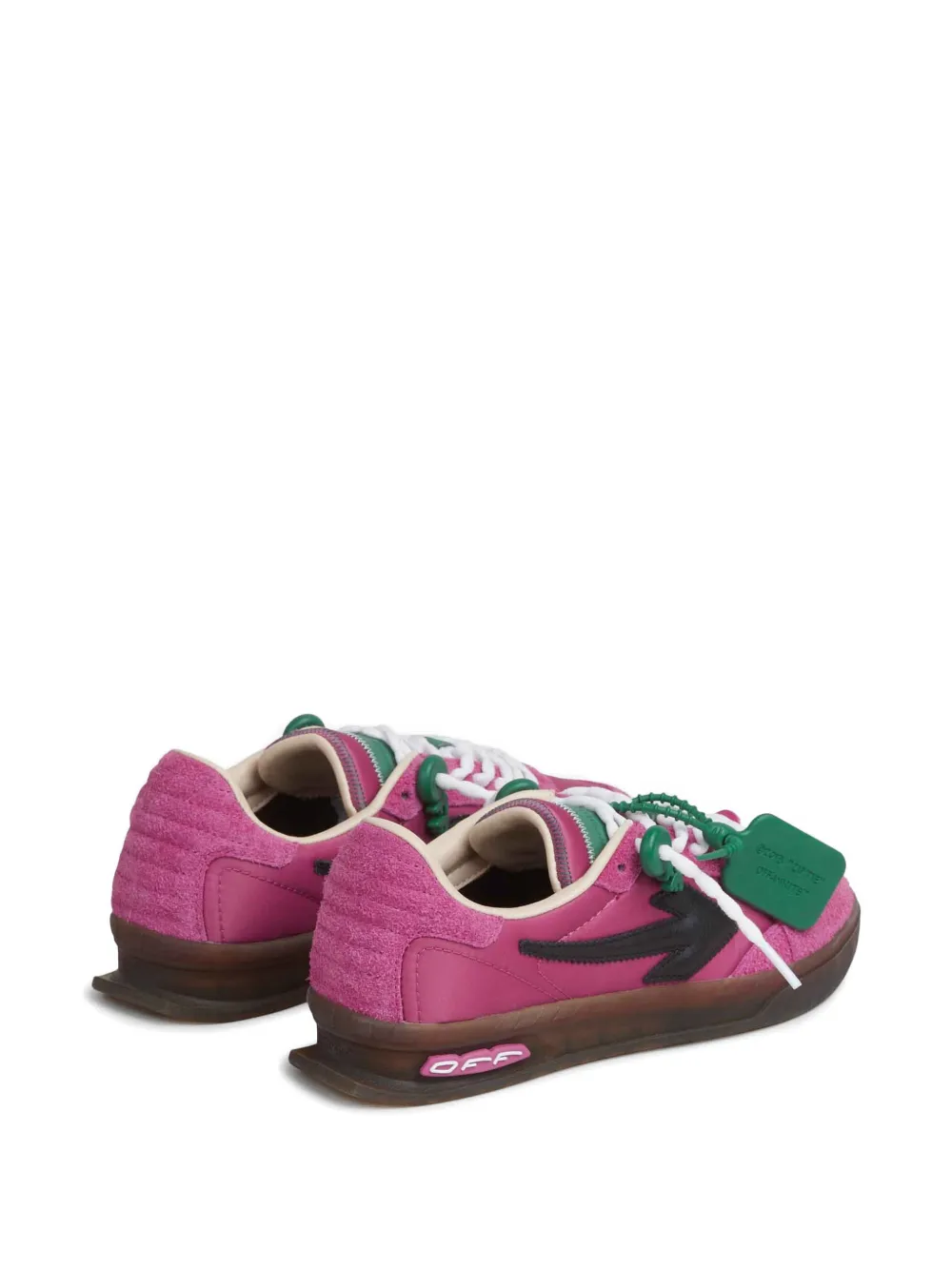 Off-White Sneakers met Arrow-applicatie Roze