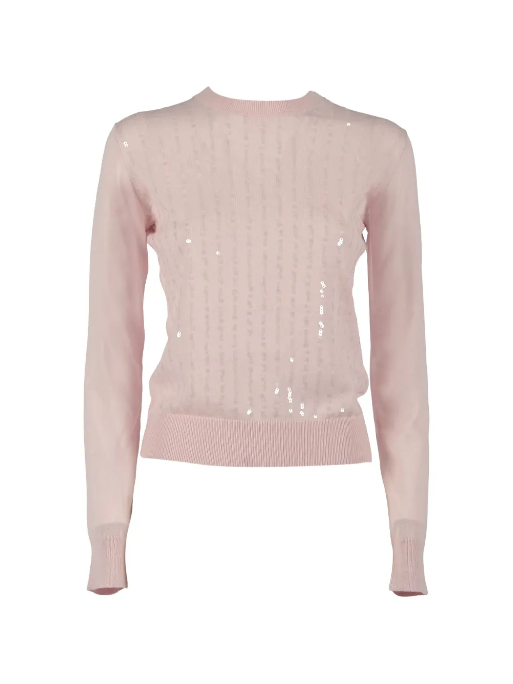 Max Mara sequin-embellished top - Rosa