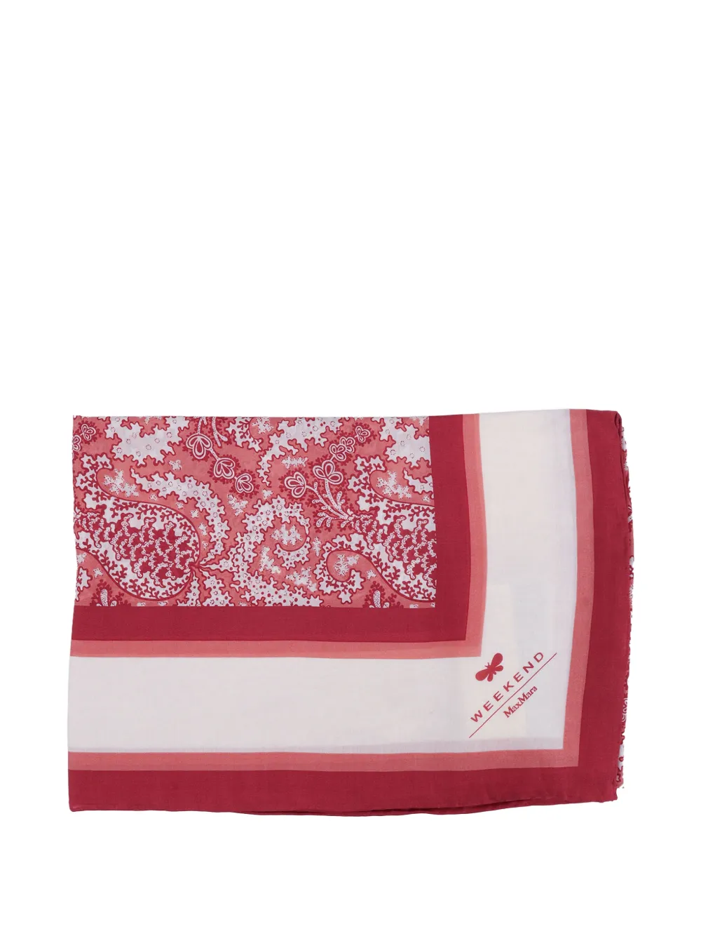 Weekend Max Mara paisley-print scarf - Rosa