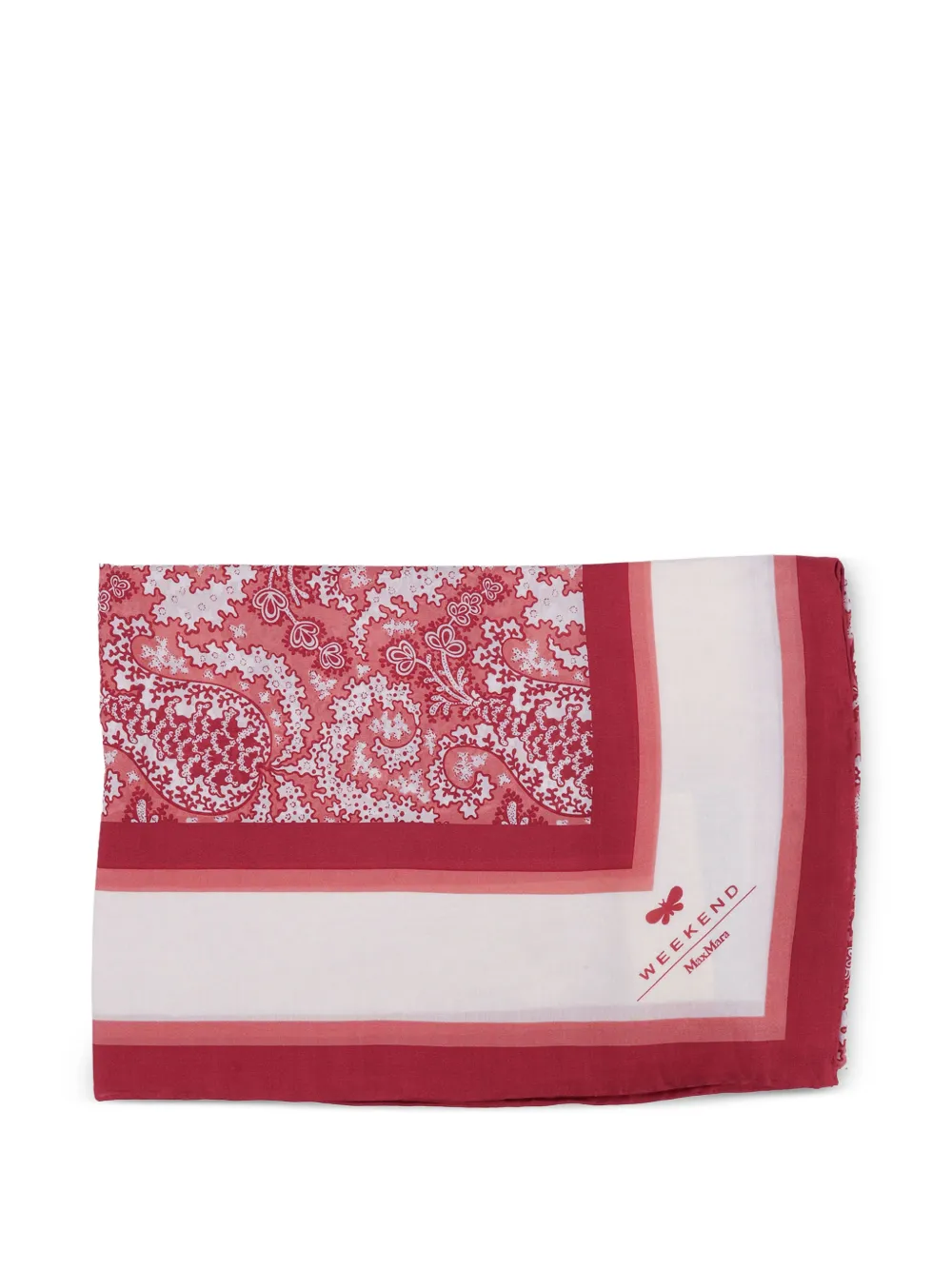 Weekend Max Mara paisley-print scarf - Rosa