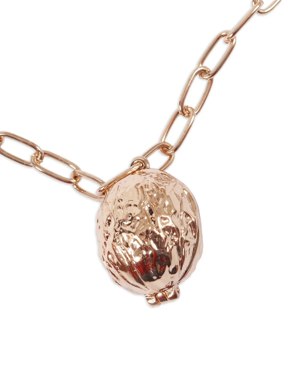  Weekend Max Mara Bead Charm Metal Necklace - Gold 