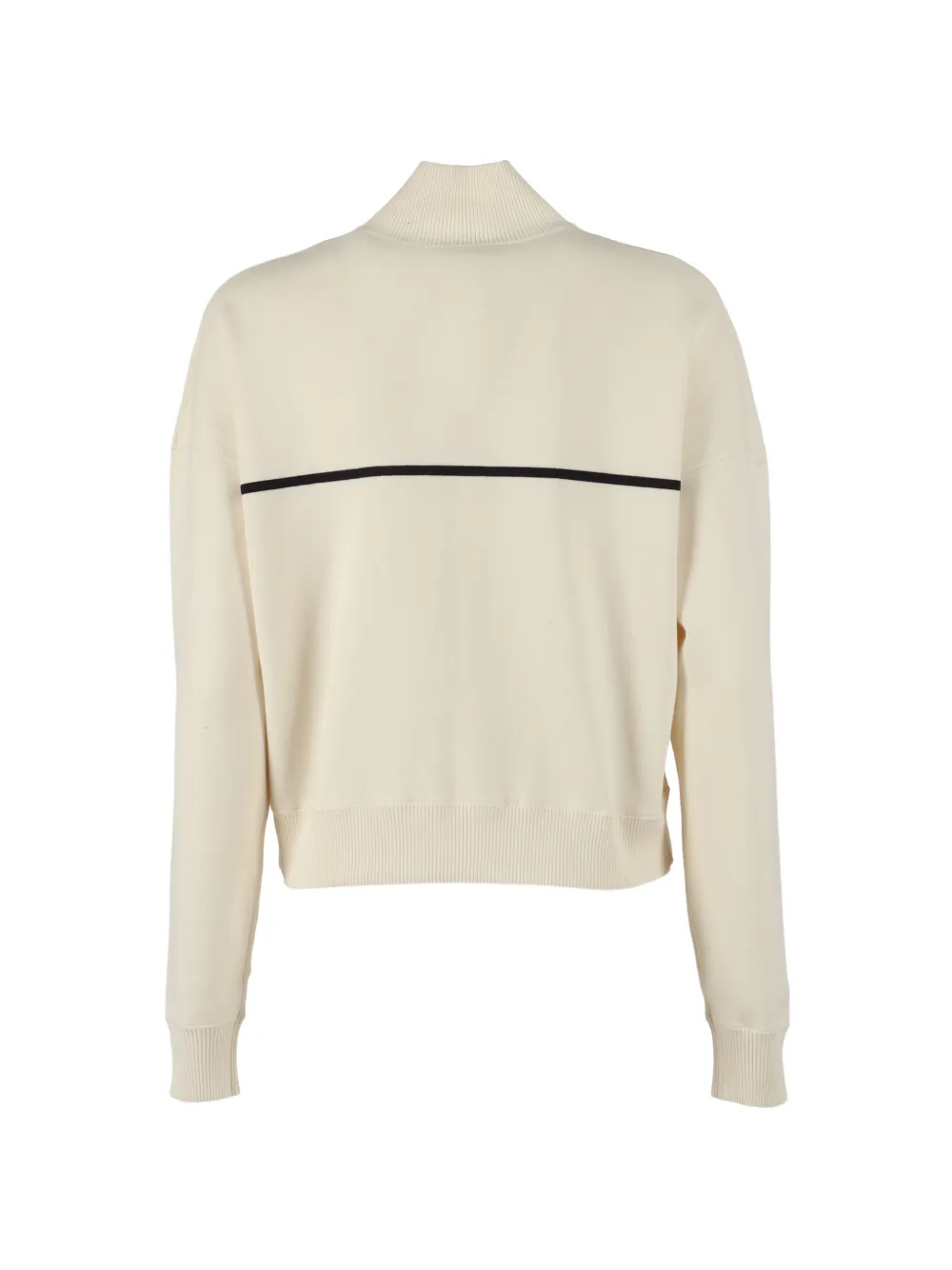  Max Mara Vampata Stripe Zip Cardigan - Neutrals 