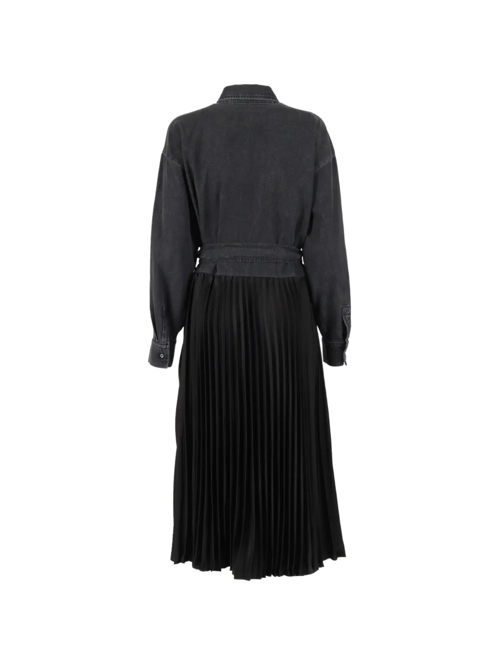  Weekend Max Mara Abito Citrato Belted Pleated Dress - Black 