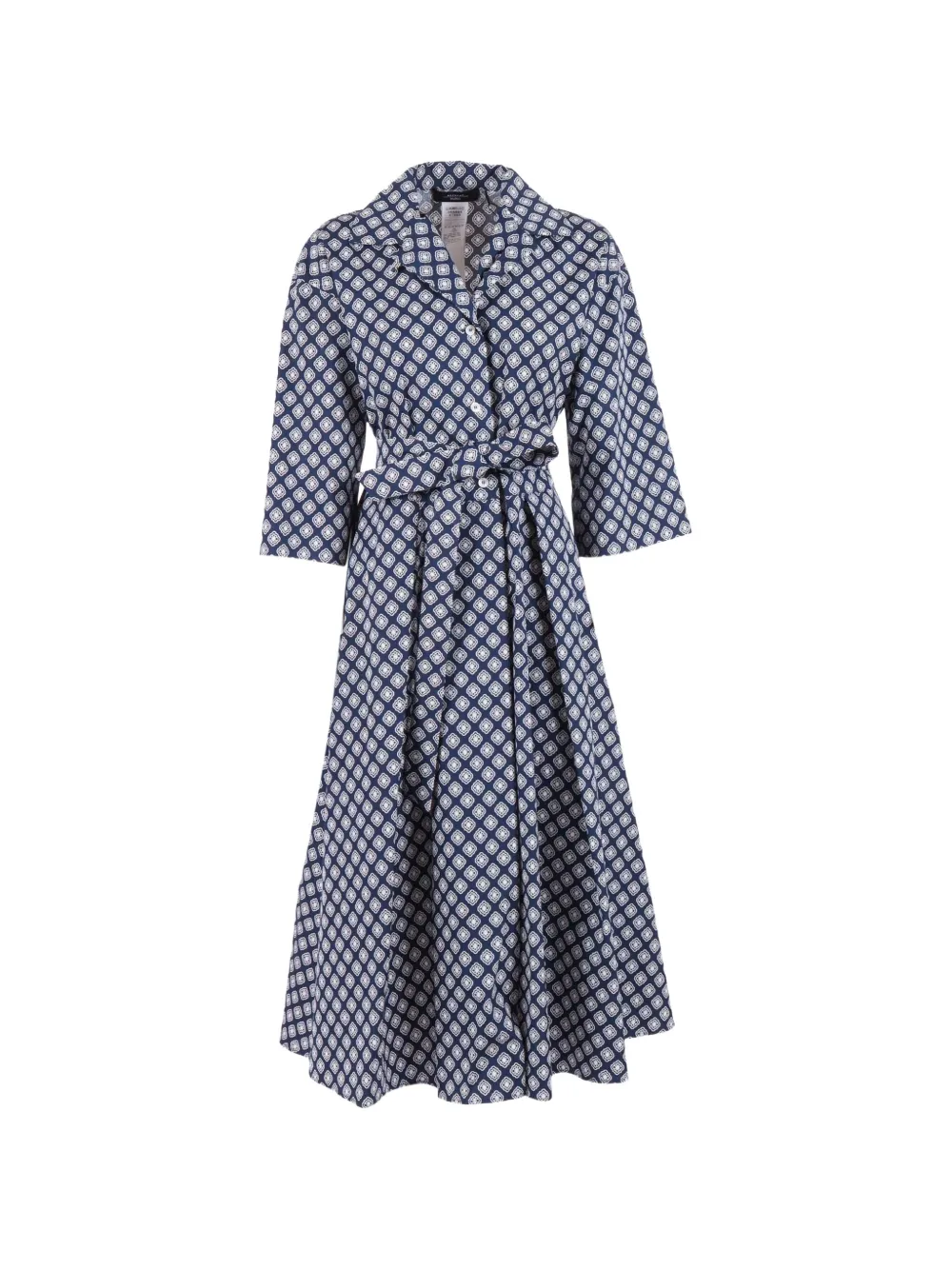 Weekend Max Mara printed belted dress - Blu