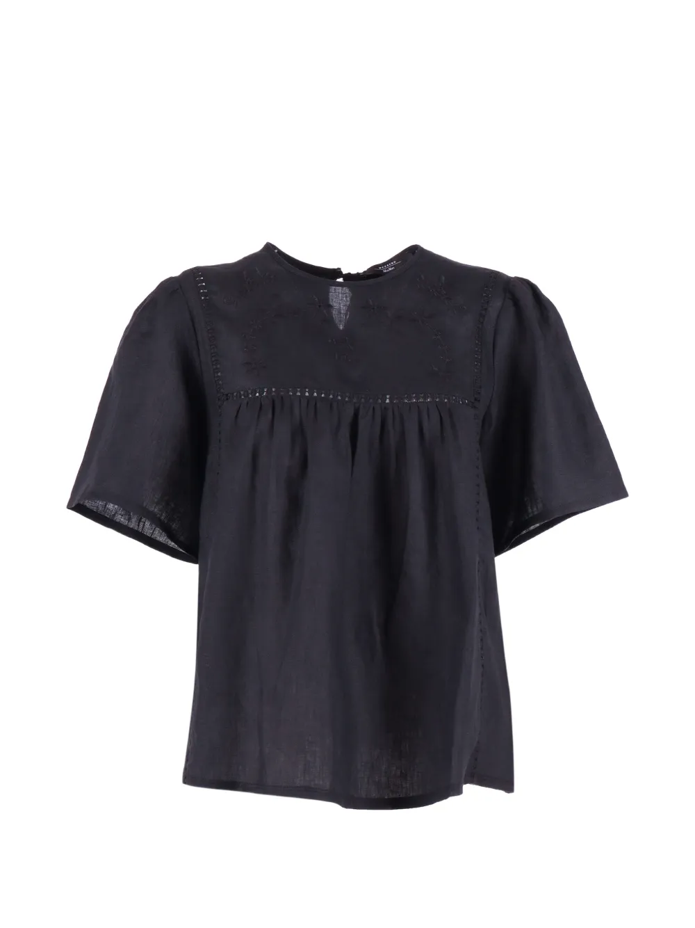 Weekend Max Mara embroidered top - Nero