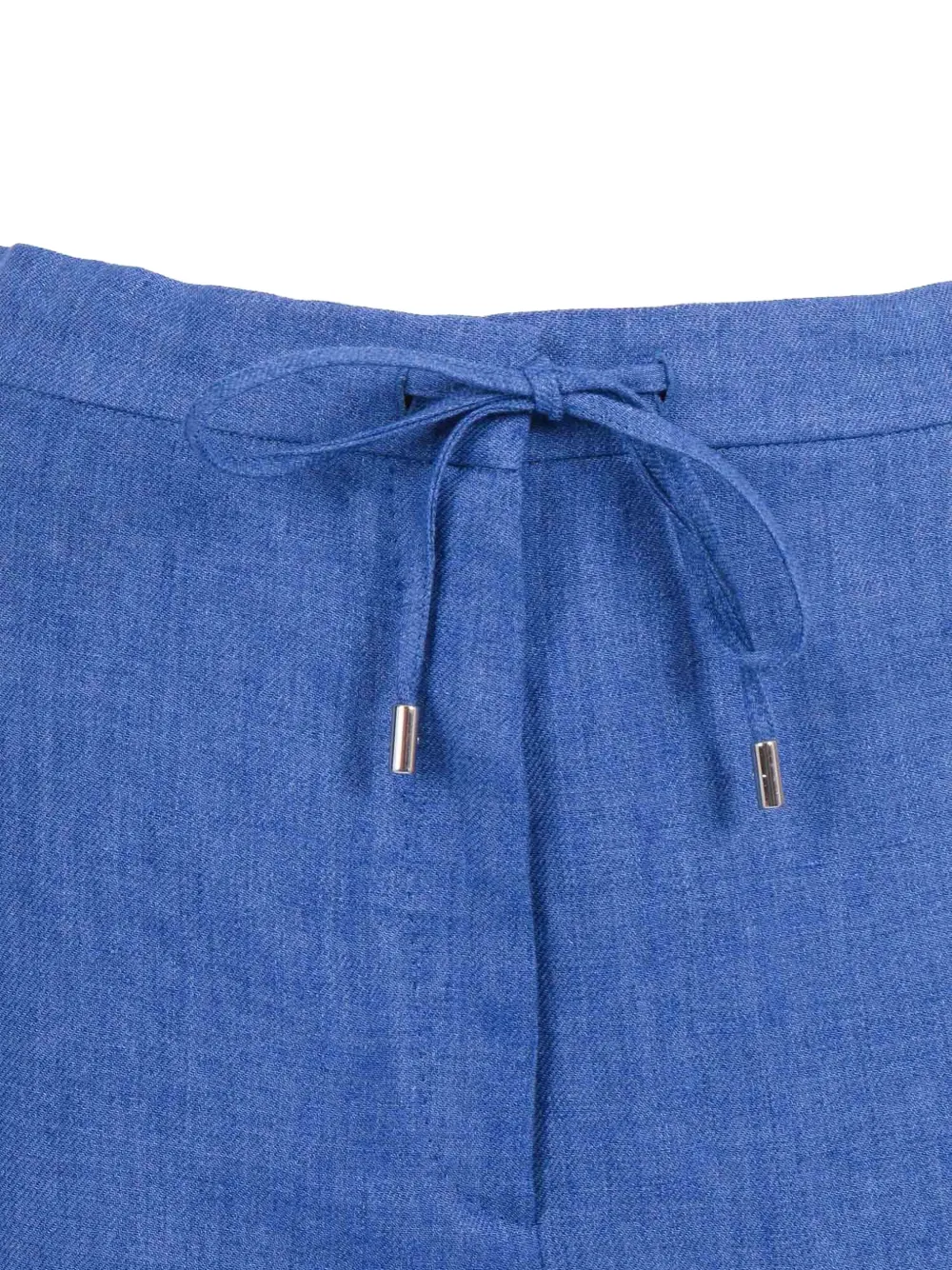 Max Mara Pelota broek met trekkoordtaille Blauw