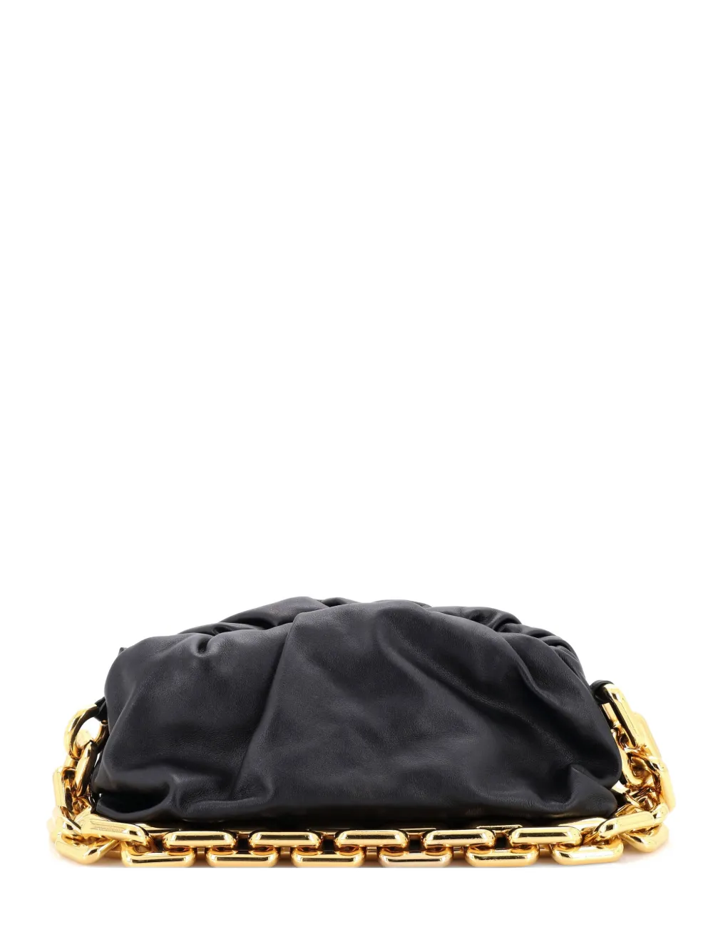 Bottega Veneta Pre-Owned The Chain Pouch Leather shoulder bag - Nero