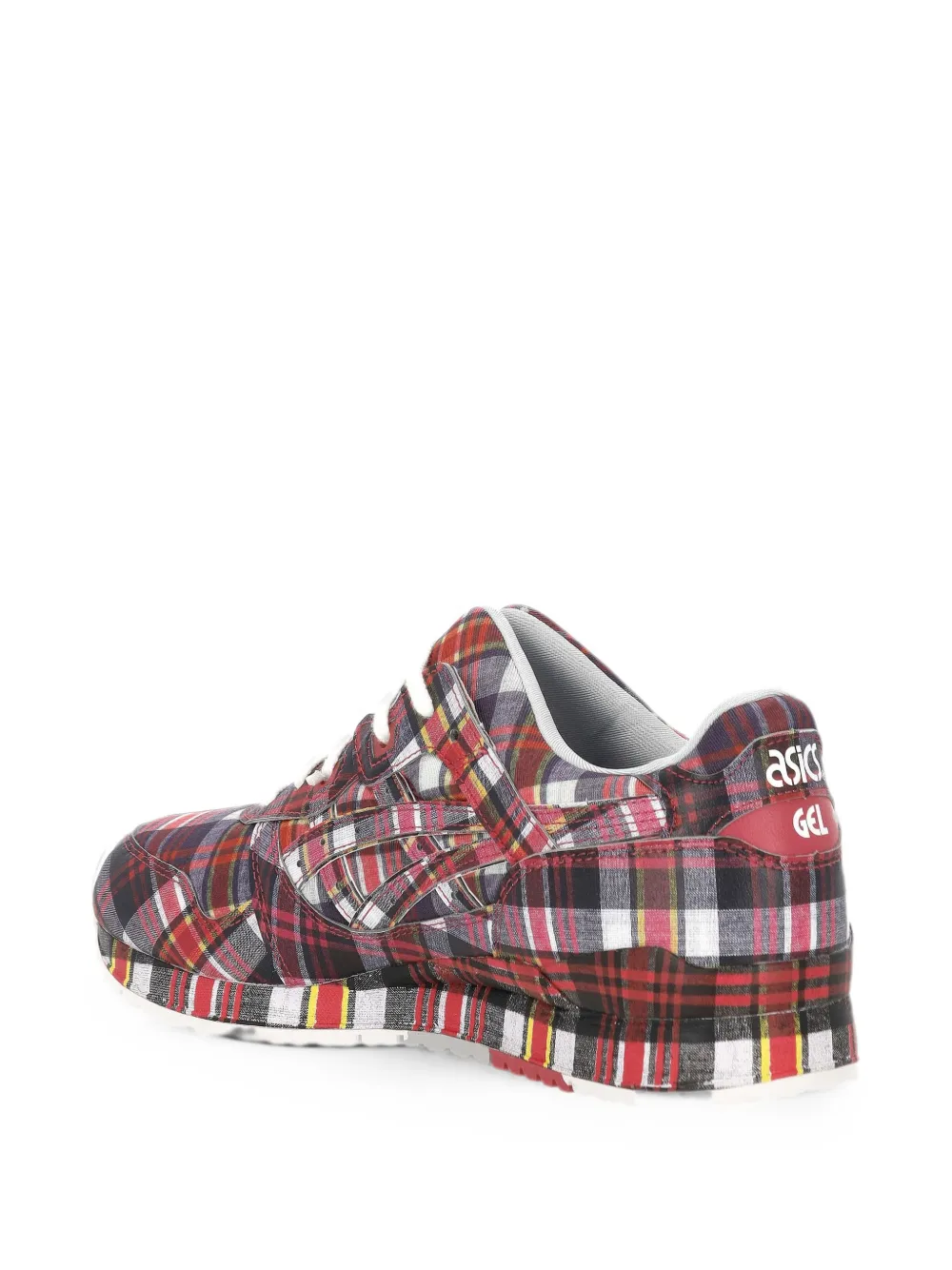 ASICS x Comme des Garçons Gel Lyte III plaid sneakers Rood