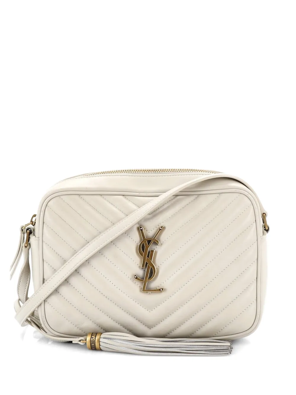 Saint Laurent Pre-Owned Lou Camera Bag Matelasse Chevron Leather Small crossbody bag - Toni neutri