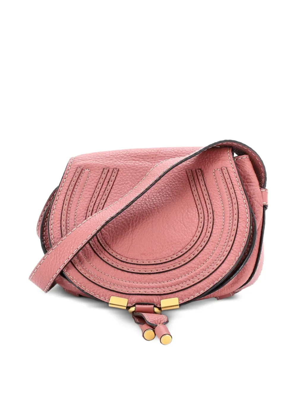 Chloé Pre-Owned Borsa a tracolla Marcie piccola in pelle - Rosa