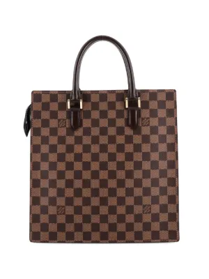 Louis Vuitton Pre-Owned サックプラ ダミエ ハンドバッグ | ブラウン 