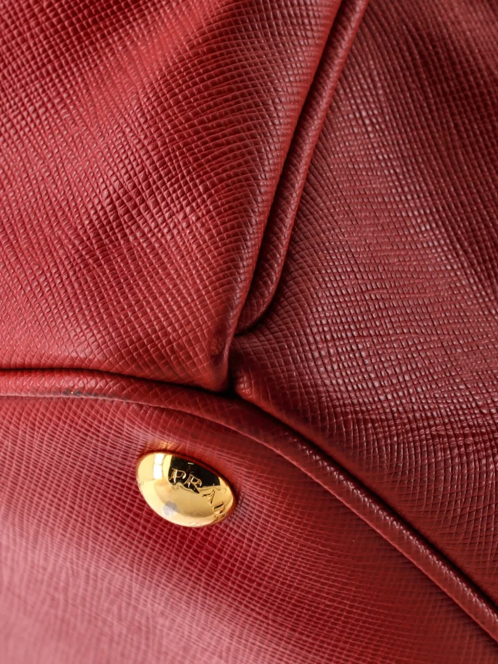 Double Zip Lux Saffiano Leather Large Tote Bag
