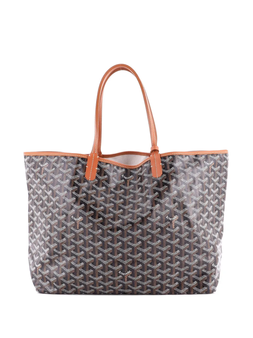 Goyard Pre-Owned Borsa tote Saint Louis PM in tela cerata - Marrone