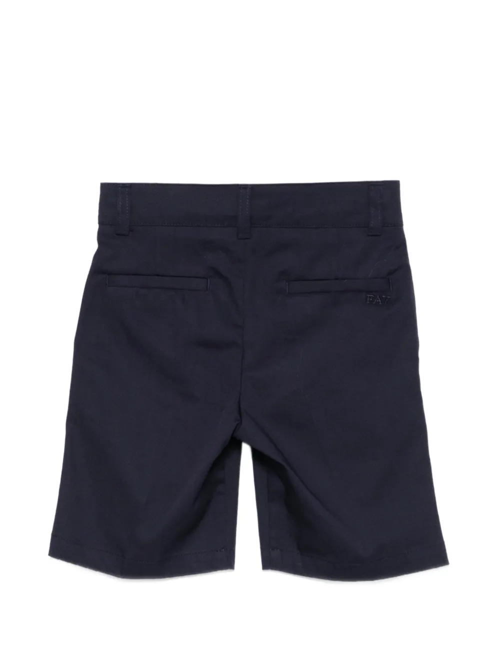  Fay Kids Straight-leg Shorts - Blue 
