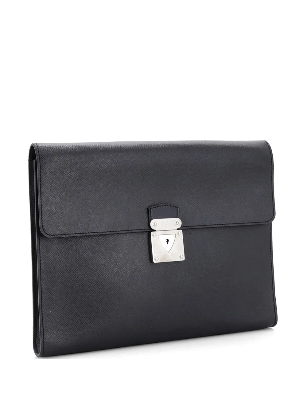 Louis Vuitton Pre-Owned Porte-Documents Minuto Portfolio Taiga Clutch - Schwarz