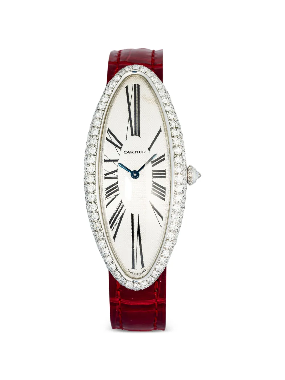 Cartier Baignoire Allongée Armbanduhr 21mm - Weiß